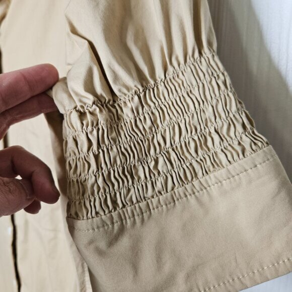 Calypso Shirt Dress in Beige small to medium - Picture 6 of 12